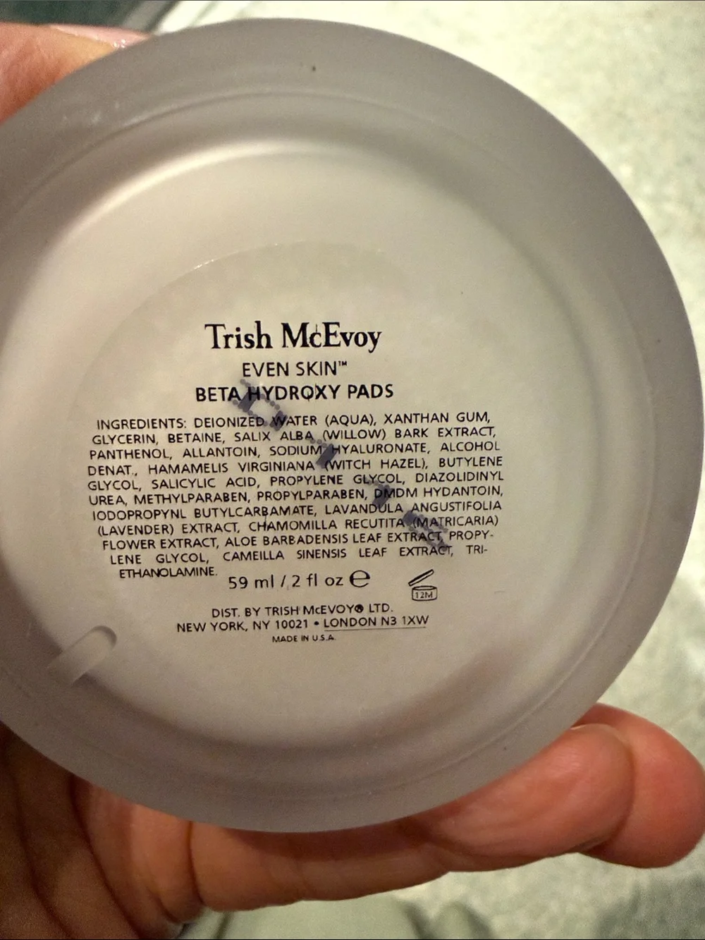 Trish McEvoy gentle chemical